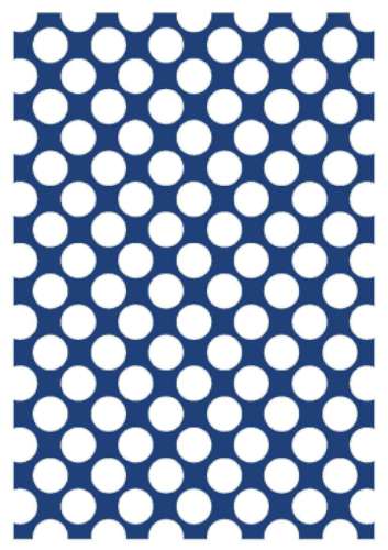 Printed Wafer Paper - Large Polkadot Aqua - Click Image to Close